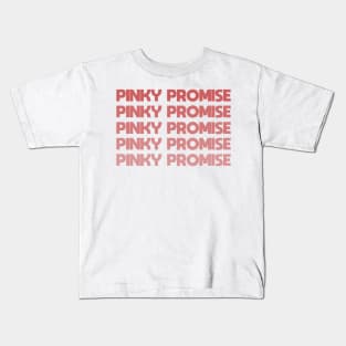 Pinky Promise - pink Kids T-Shirt